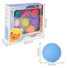 Senzorické míčky pro nejmenší Soft Rubber Ball 8 kusů
