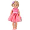 Dětská panenka Pretty Girl se sponkou a hřebenem 38 cm
