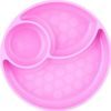 Silikonový talíř, růžová 12 m+