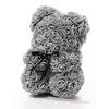 Medvídek z růží šedý Rose Bear 25 cm