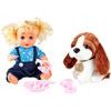 Mluvící panenka s oblečením a pejskem My Baby 32 cm