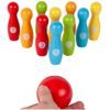 Dětské dřevěné kuželky Bowling Spill