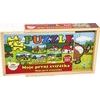 Dřevěné Puzzle - Moje první zvířátka 4x12 dílků