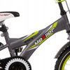 Mexller dětské kolo BMX 16" s vodící tyčí šedé
