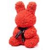 Králíček z růží červený Rose Bunny 50 cm