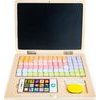 Ecotoys dřevěný notebook s magnetickým monitorem