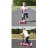 Dětská koloběžka Glow Scooter se svítícími koly růžová