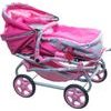 Kočárek Daria III hluboký trojkombinace pro panenky - mix barev