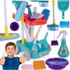 Dětský úklidový vozík s příslušenstvím Cleaning Playset