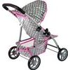 Alice sportovní kočárek pro panenku 9304 šedo-růžový