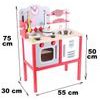 Ecotoys dětská dřevěná kuchyňka s troubou