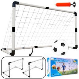 Fotbalová branka 2v1 s míčem 92x61 cm
