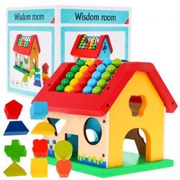 Dřevěný edukační domeček s počítadlem Wisdom Room