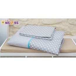 Baby Nellys Baby Nellys 2-dílné bavlněné povlečení Lama - růžové