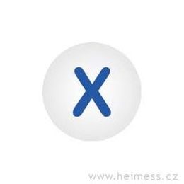 X- zacvakávací korálek, polovina