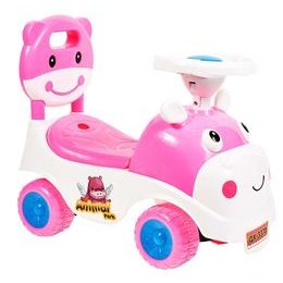 Dětské mini odrážedlo Kravička - růžové