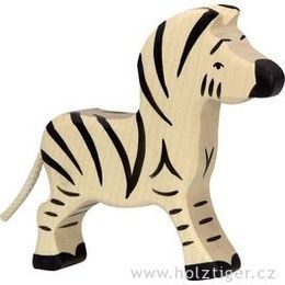 Malá zebra - zvíře ze dřeva