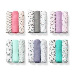 BABYONO Plenky bambusové 3 ks mint