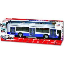 Autobus - na baterie česky mluvící - modrý