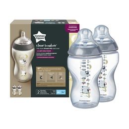 Tommee Tippee C2N 3m+ 340 ml kojenecká láhev s obrázky 2 ks