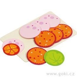 Domino zvířátka v dřevěné krabičce, 28 dílů