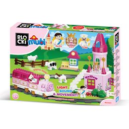 Blocki Mubi stavebnice Pohádkový zámek se světlem a zvukem 85 dílů