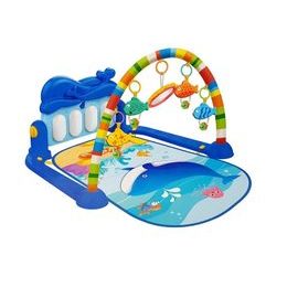 Haunger hrací deka s piankem Delfínek modrá