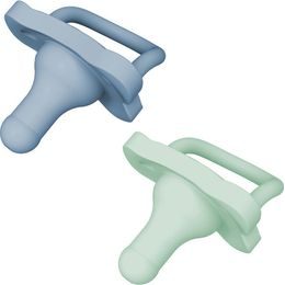 PS12008 SMOCZEK SILIKONOWY NIEBIESKI I ZIELONY (KSZTAŁT SMOCZKA DO BUTELKI STANDARD)