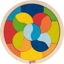 Puzzle na desce - mandala, 18 dílů