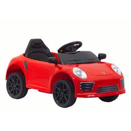 Dětské elektrické autíčko Cabrio - červené