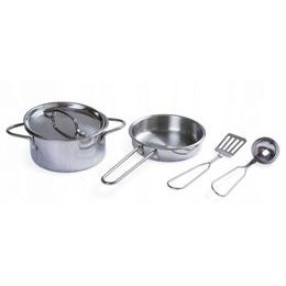 Ecotoys sada dětského kovového nádobí 5 součástí Cookware Playset