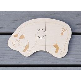 Prasa - 2dielne magnetické puzzle