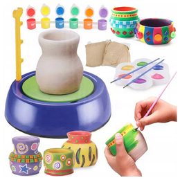 Sada na výrobu keramiky - hrnčířský kruh s doplňky