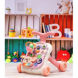Chodítko 2v1 s hrací dekou a piankem Playmat Stroller