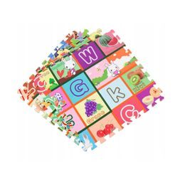 Pěnová podložka pro děti 120x120cm Farma