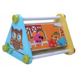 Ecotoys dřevěná edukační hračka 5v1 Sovička