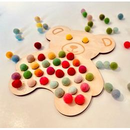 Vkládacie motorické zvieratko - medveď