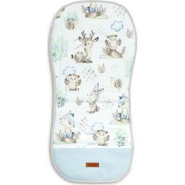 Oboustranná podložka do kočárku Sensillo Velvet - lesní zvířátka