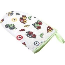 Silikonová žínka na mytí Solo modrá