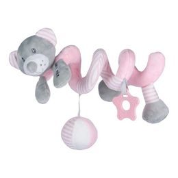 Baby Mix spirálka kolem postýlky medvídek růžová