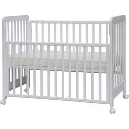 Postýlka s odnímatelným bokem Scarlett Vista buk bílá 120 x 60 cm