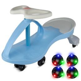 Gravitační odrážedlo se svítícími koly Spinner modré