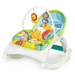 Ecotoys kojenecké lehátko 3v1 s vibracemi a hudbou Animal 5