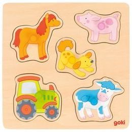 Na farmě - puzzle s úchytkami, 5 let
