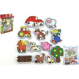 Pěnová sada Vodolepky - Moje první zvířátka farma - 12ks