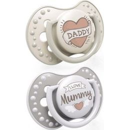 Lovi Dudlíky Lovi 3-6 m I Love - béžový, šedý