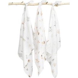 Mušelínové plenky 3ks, bílá