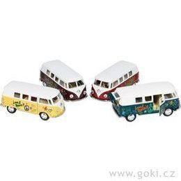 Volkswagen Classic Bus (1962), autobus klasik s potiskem, zpětné natahování, měřítko 1:32