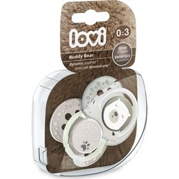 Lovi Dudlíky 0-3 m Buddy Bear - béžové
