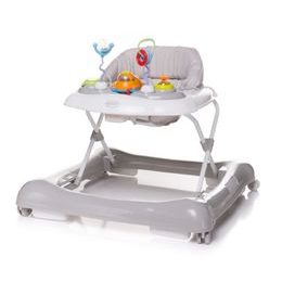 4Baby dětské vzdělávací chodítko 1Steeps šedé